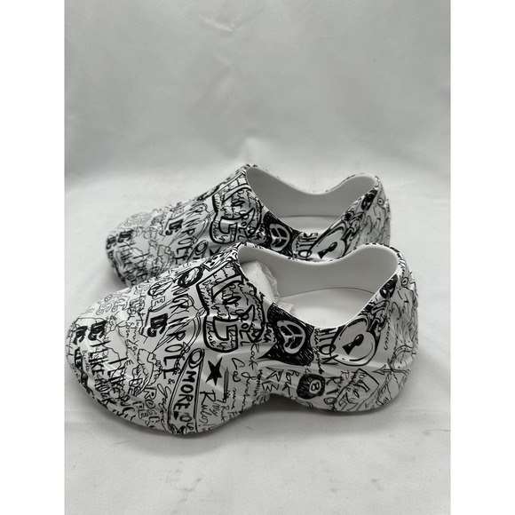 Dolce & Gabbana Men's Toy Graffiti Print Slip On Low Top Sneakers Dark Side US 7 - Picture 4 of 7